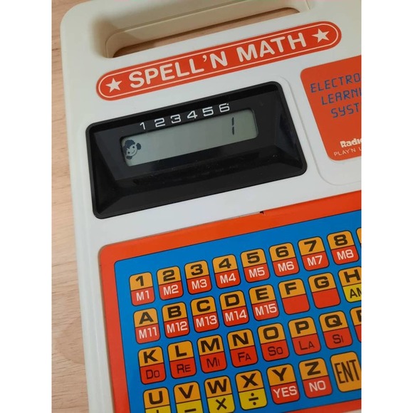 Spell Vintage Radioshack Spell \'N Math Electronic Learning Toy